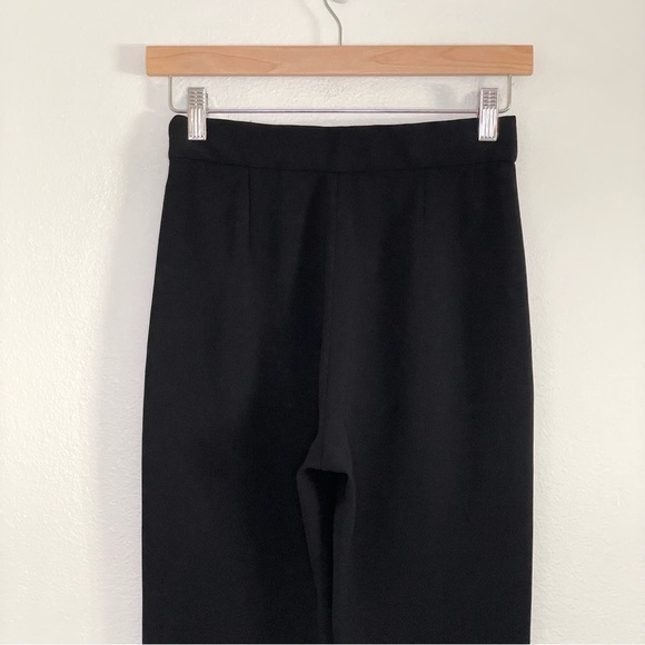 Aritzia Babaton Cassatt High Waist Slit Hem Slim Suiting Pant Black - Picture 10 of 16